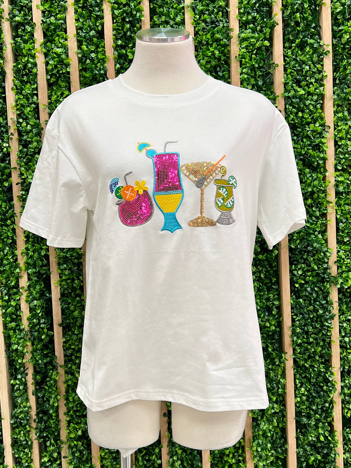 Sequin Cocktails Shirt