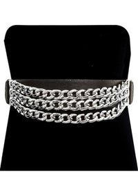 Triple Chain Elastic Belt