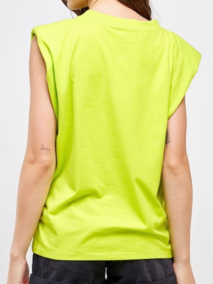 Padded Shoulder Muscle Tee