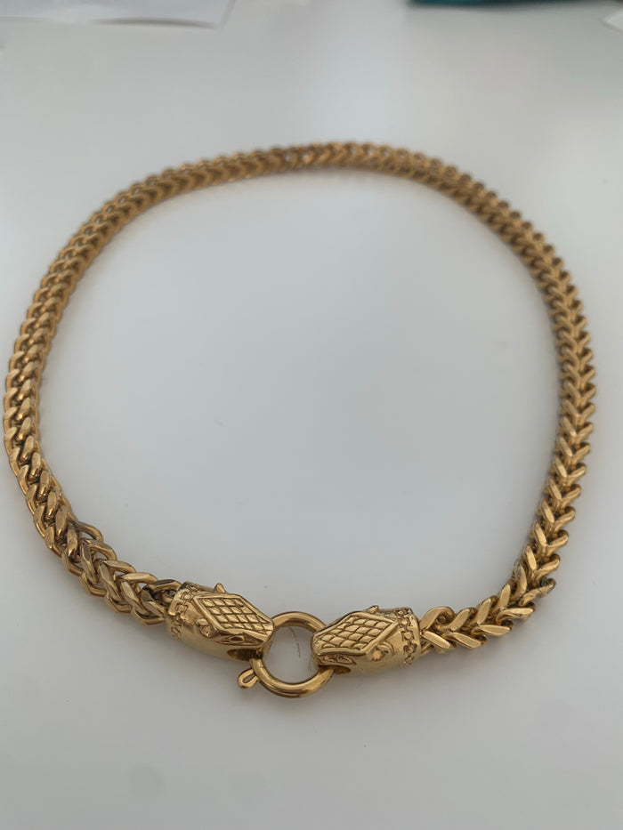 Double Panther Choker Necklace