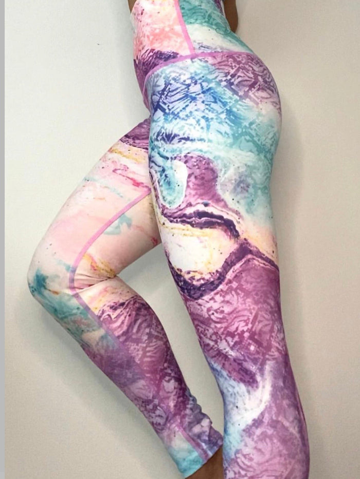 Whiteberry Flat Print Leggings