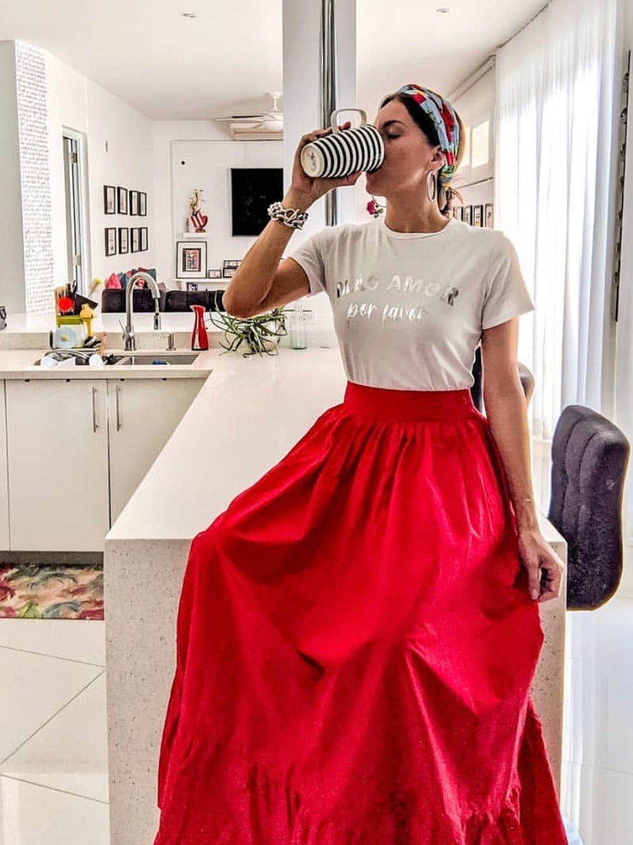 Maxi Tiered Skirt