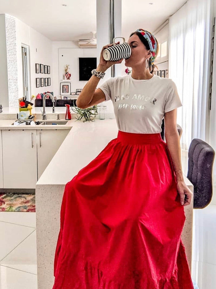 Maxi Tiered Skirt