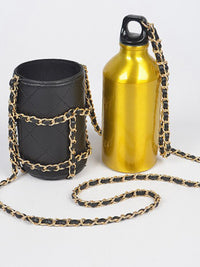 Chain Detail Water Bottle Crossbody