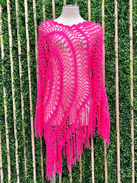 Beautiful Long Sleeve Assymmetric Coverup