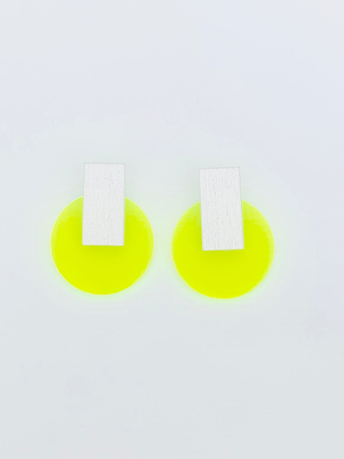 Circle Geo Acrylic Earrings