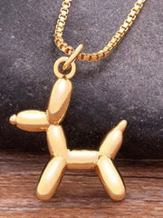 Balloon Dog Stainless Steel Necklace