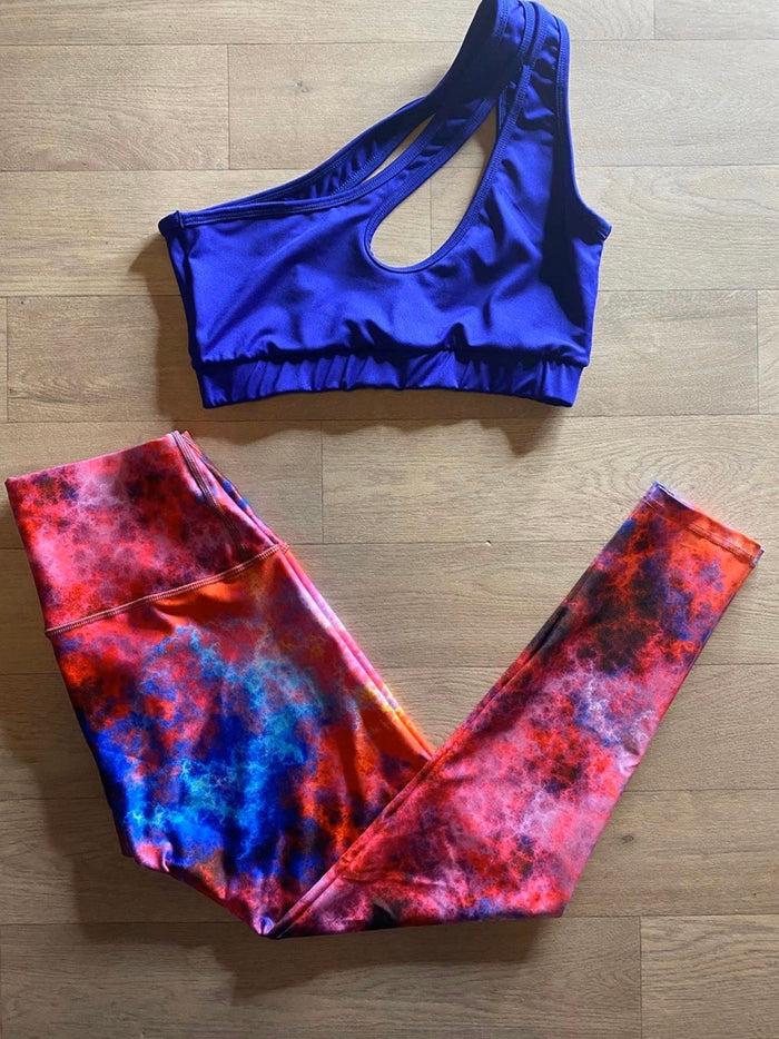 Whiteberry Flat Print Leggings