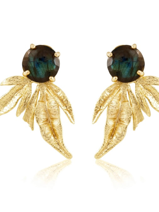 Labradorite Statement Earring