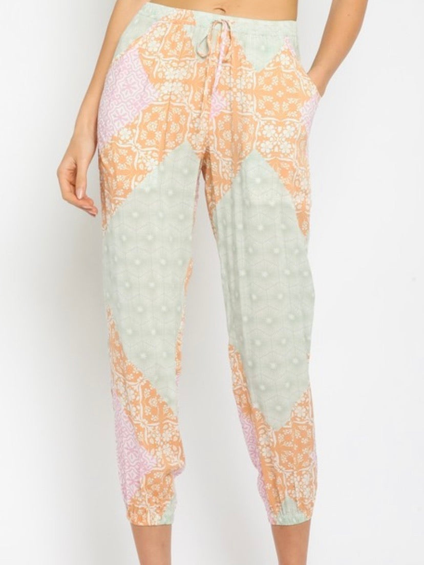 Starburst Paisley Joggers