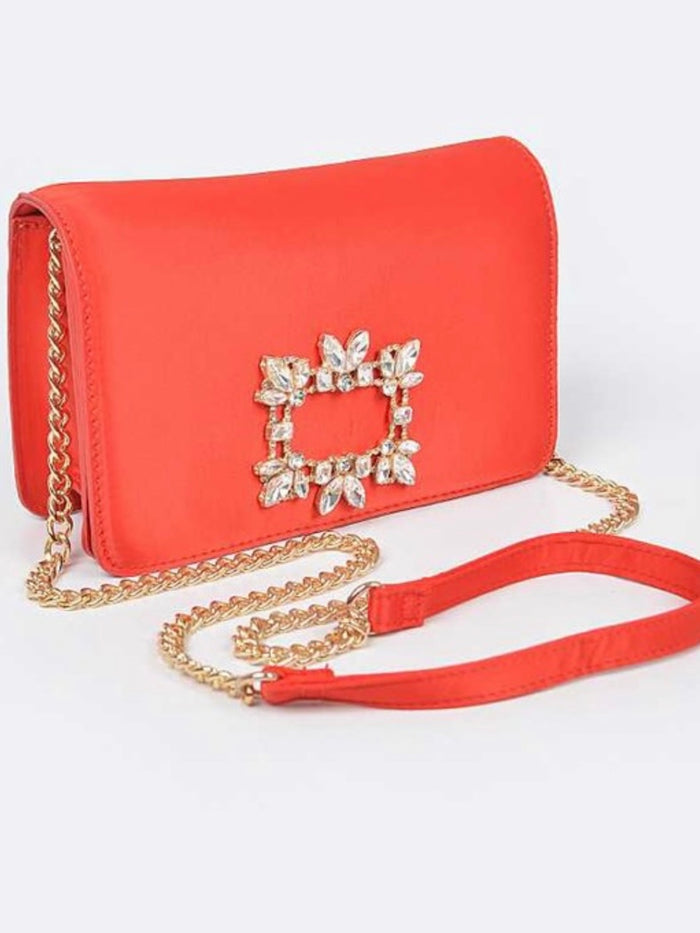 Embellished Buckle Night Bag