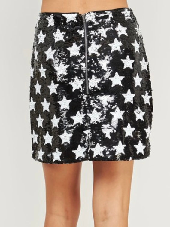 Sequin Star Skirt