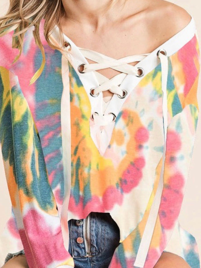 Fun Tie Dye Short Loungewear Set