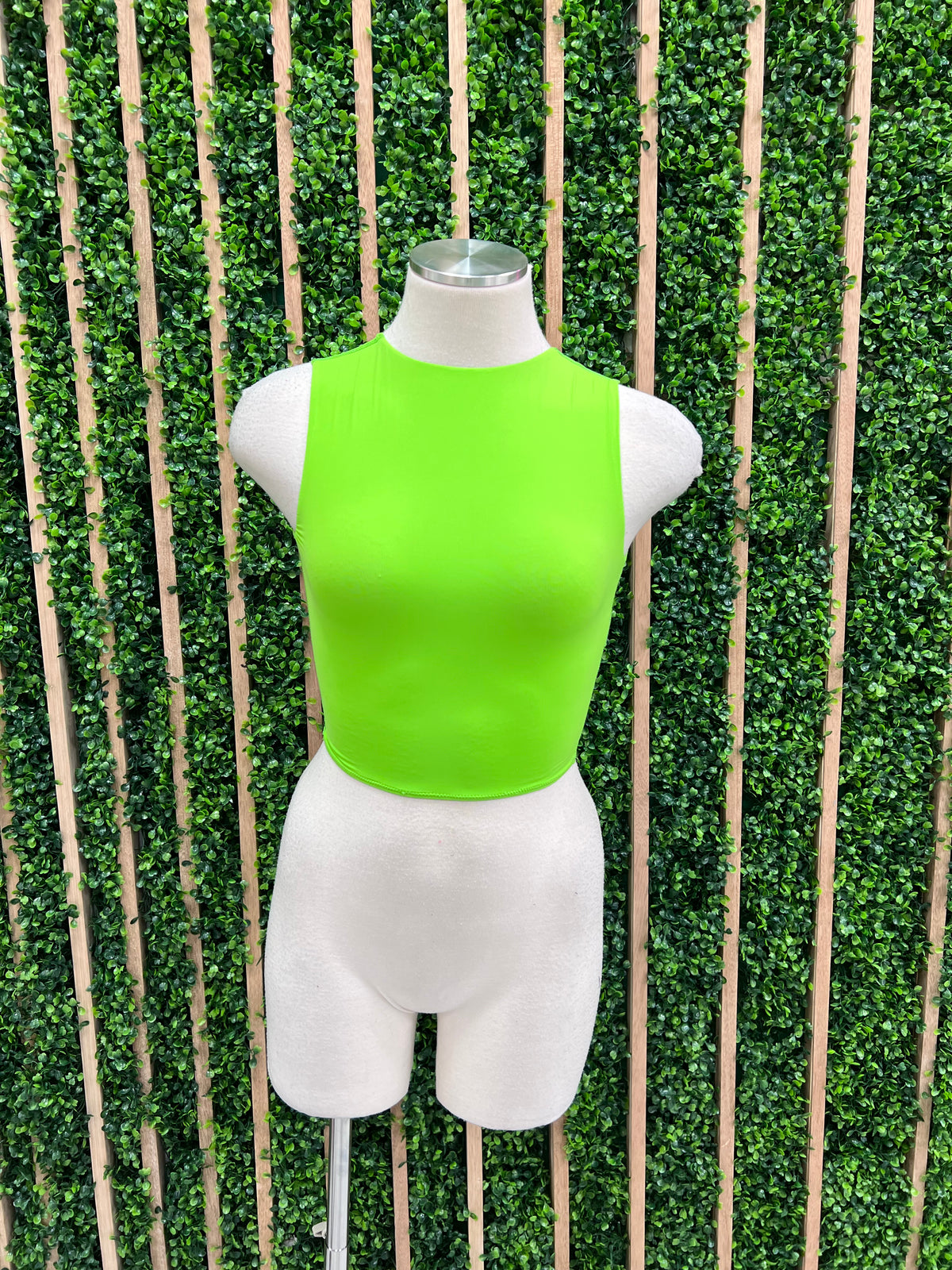 High Neck BAsic Crop Top