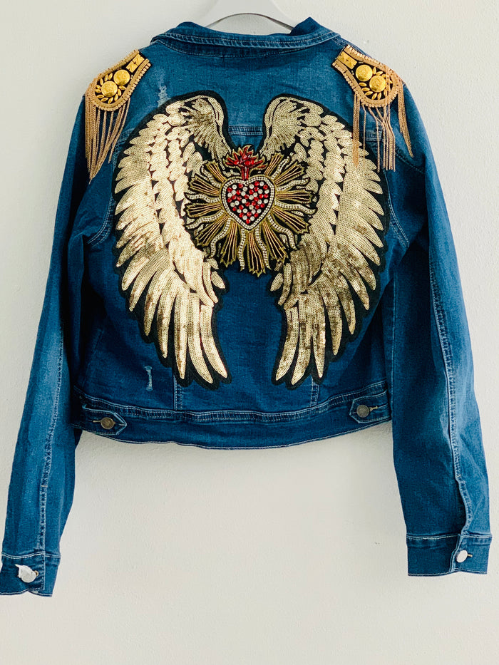 Sacred Heart Denim Jacket
