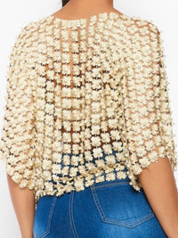 Pearl Crochet Top