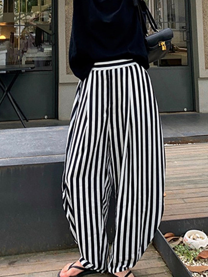 Striped Harem Pants