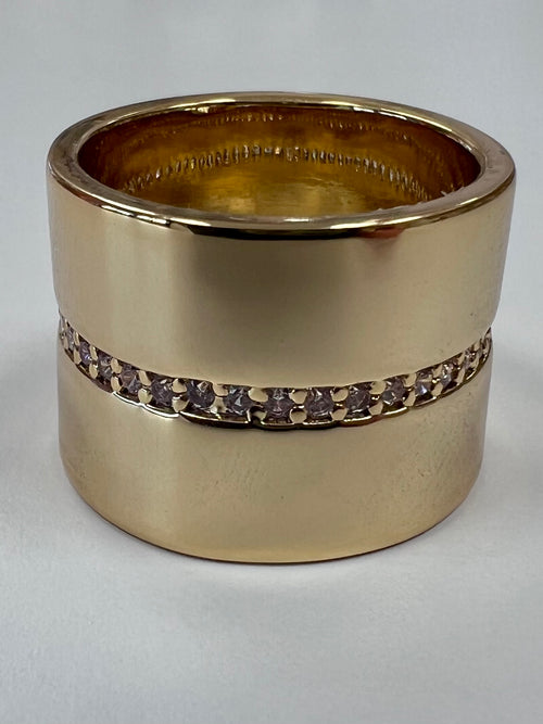 Crystal TrimBand Ring