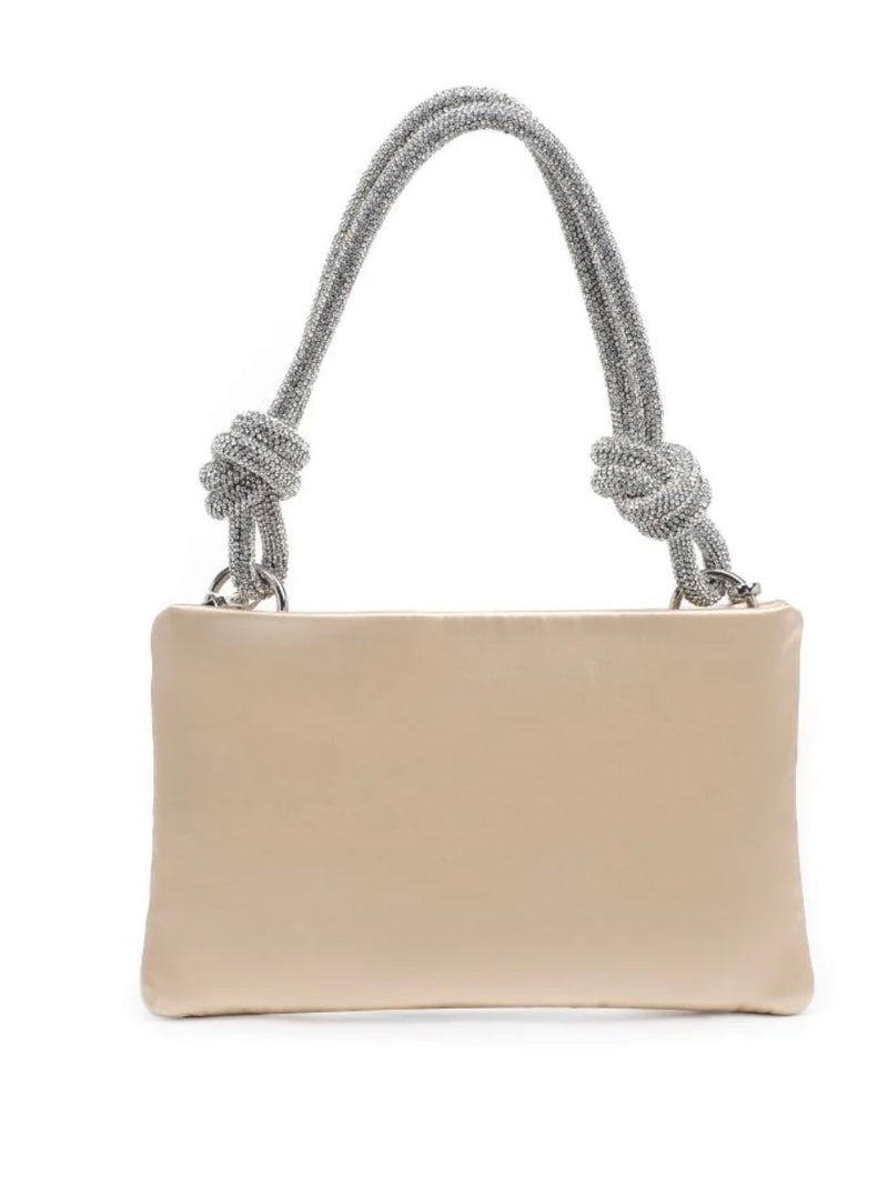 Delicate Rhinestone Handle Night Bag