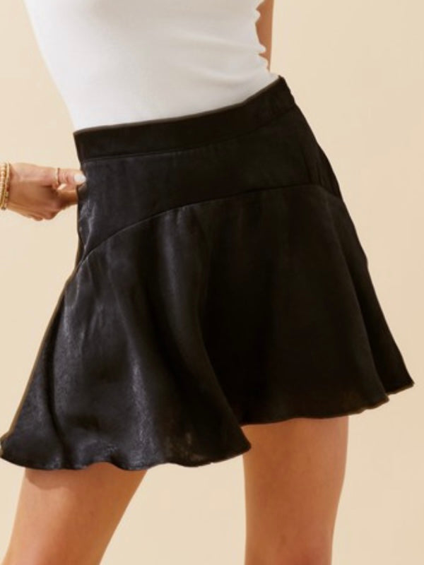 Satin Skort