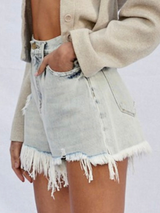 High Rise Boyfriend Shorts