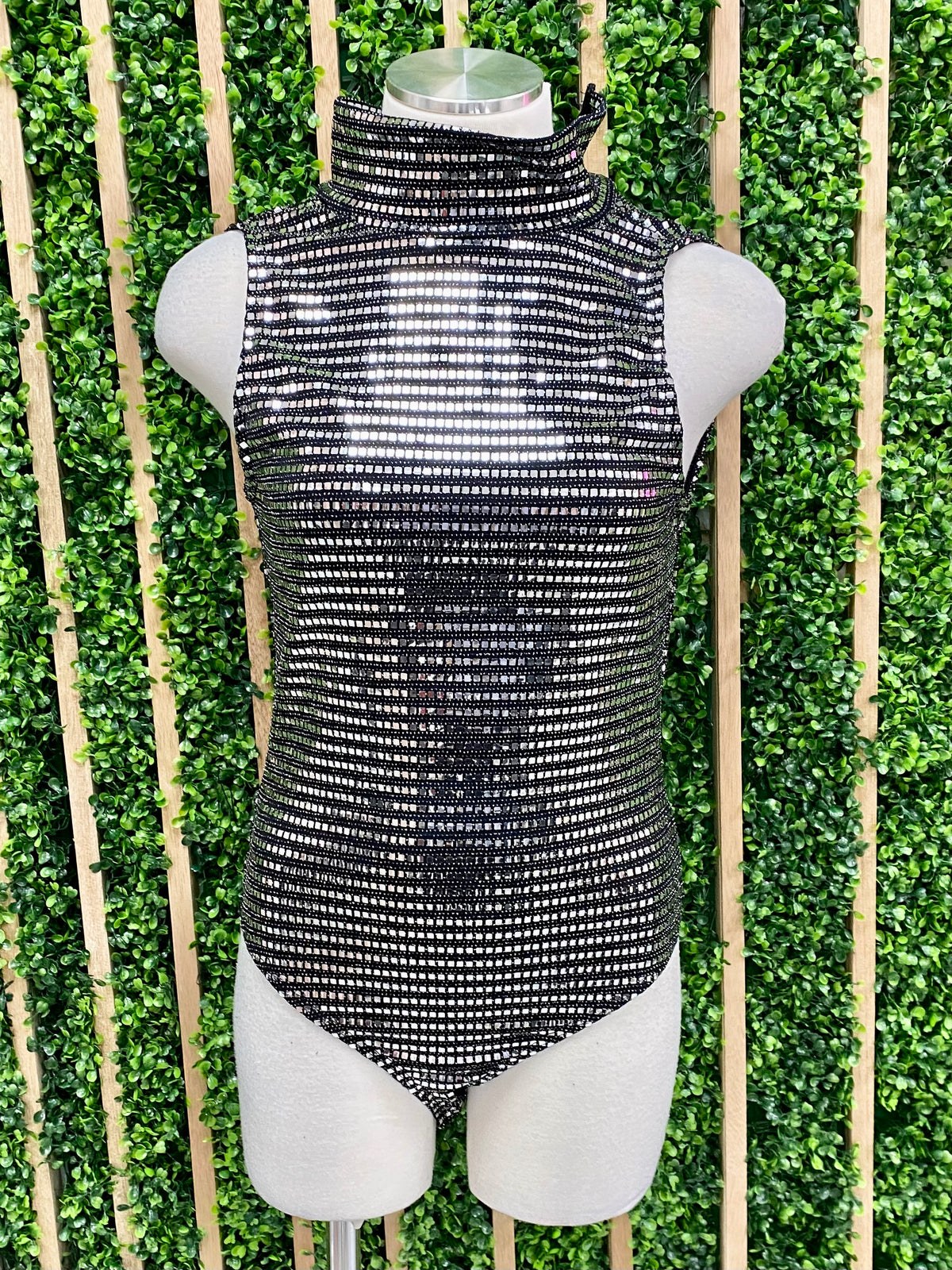 Black Silver Bodysuit