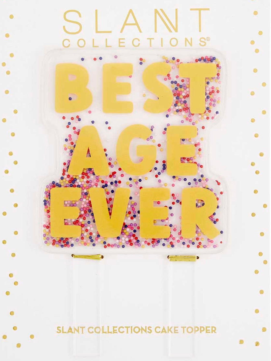 Best Age Ever Cake Topper