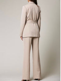 Taupe Straight Leg Pant