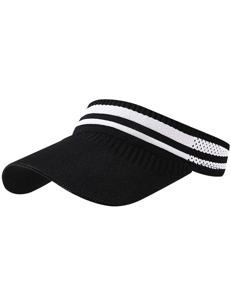 Striped Stretch Visor