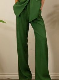 Dark Olive Wide Leg Pant