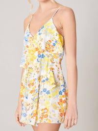 Yellow Floral Romper