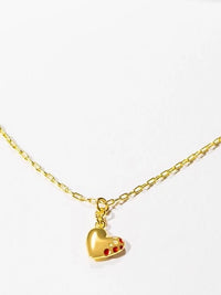 HEart Charm Locket Necklace