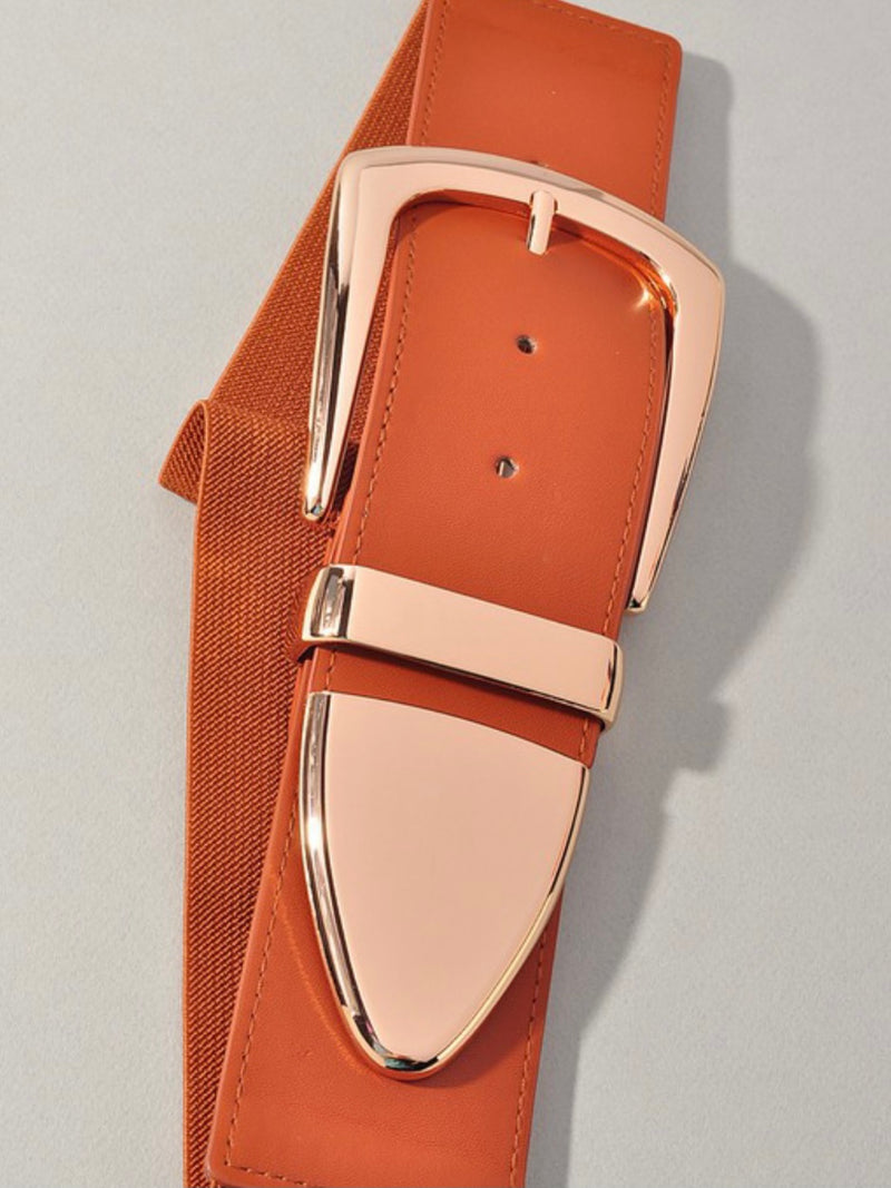 Rectangle Buckle Elastic Belt