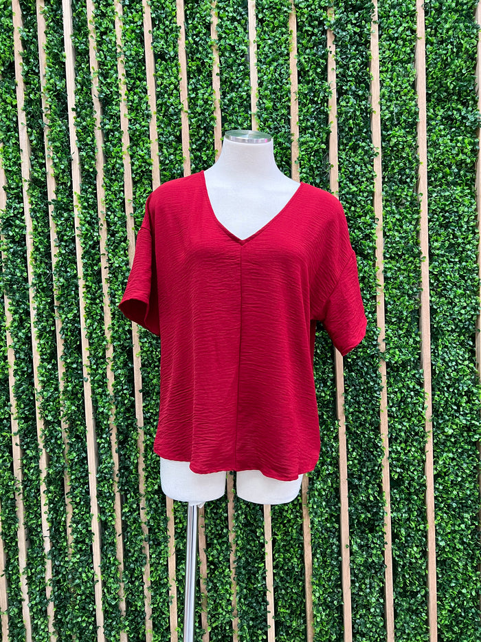 Delicate Basic V Neck