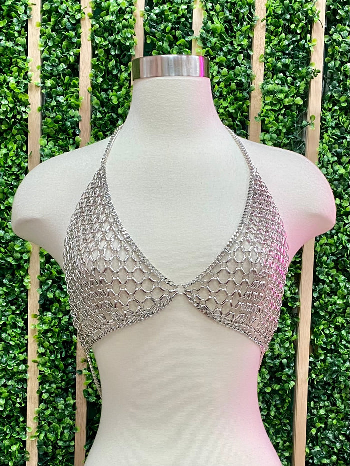 Iconic Mesh Metal Bra