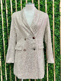 Sequin Blazer Dress