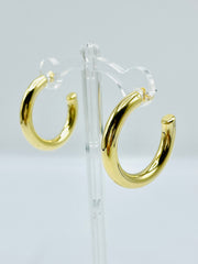 Thick Gold Hoop Large