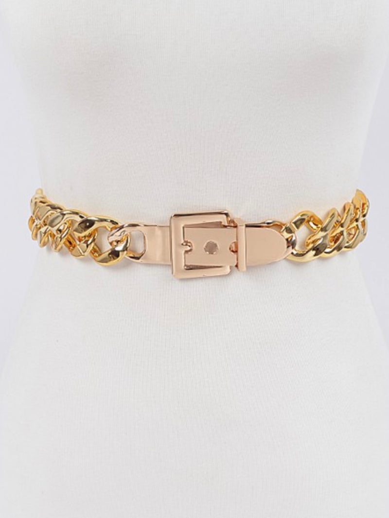 Gold Oversized Chain Belt