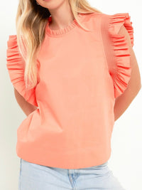 Flutter Sleeve Top