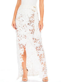 Delicate Lace Wrap Skirt