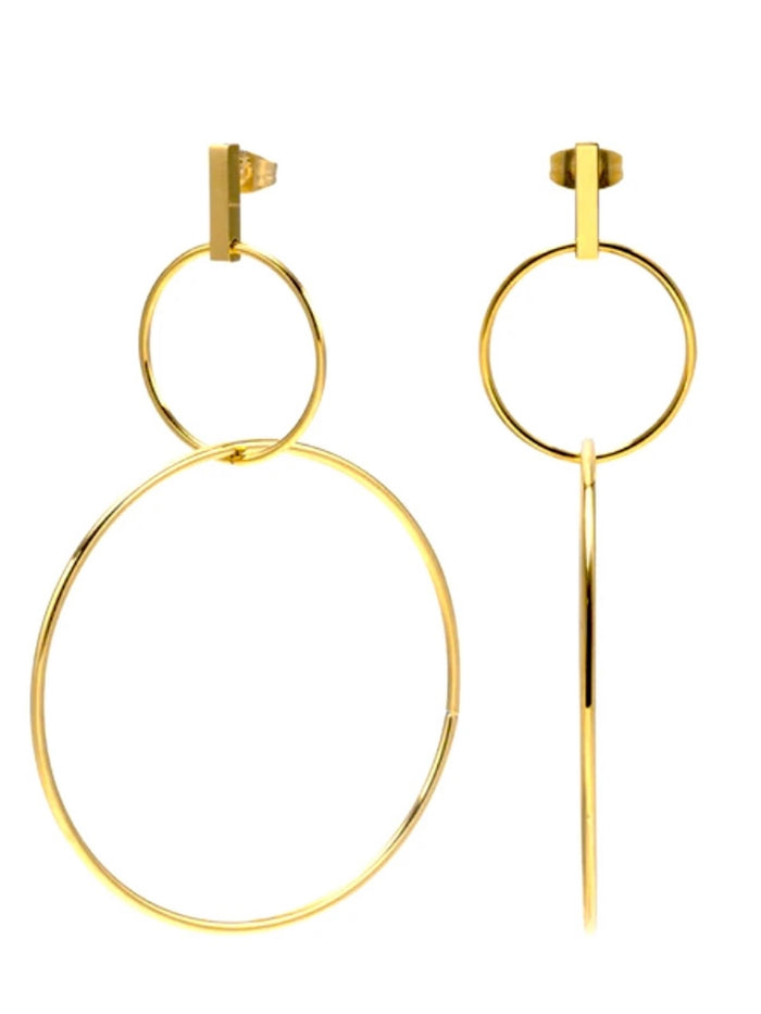 Double Hoops Earrings