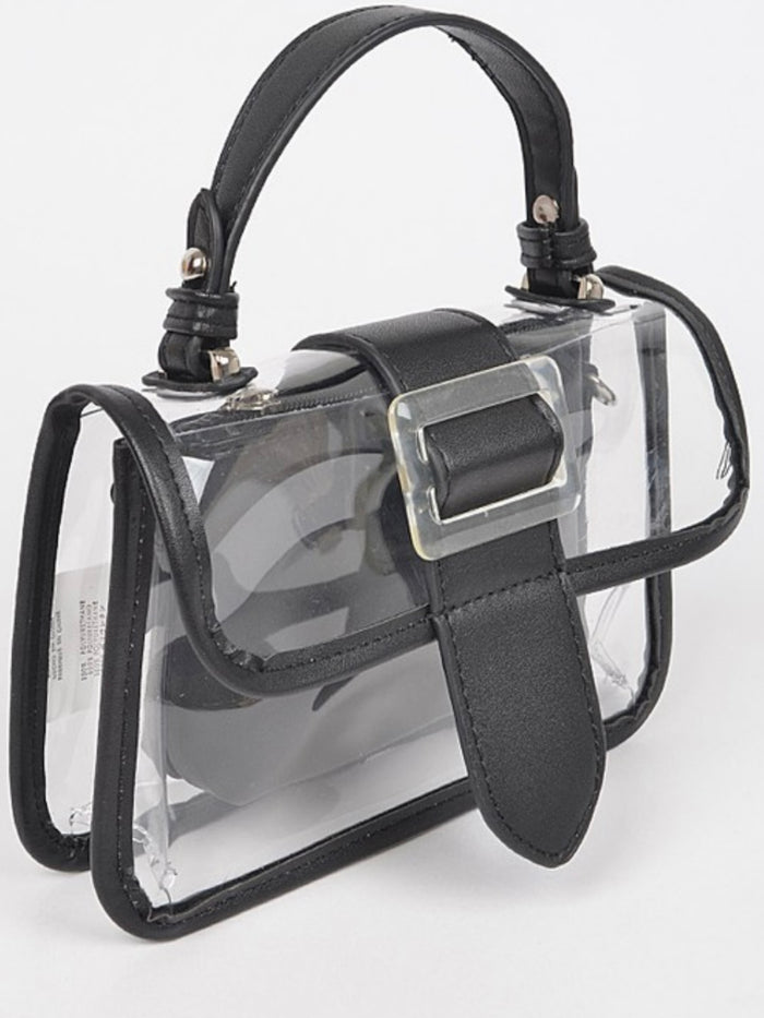 Clear Duo Pouch Clutch