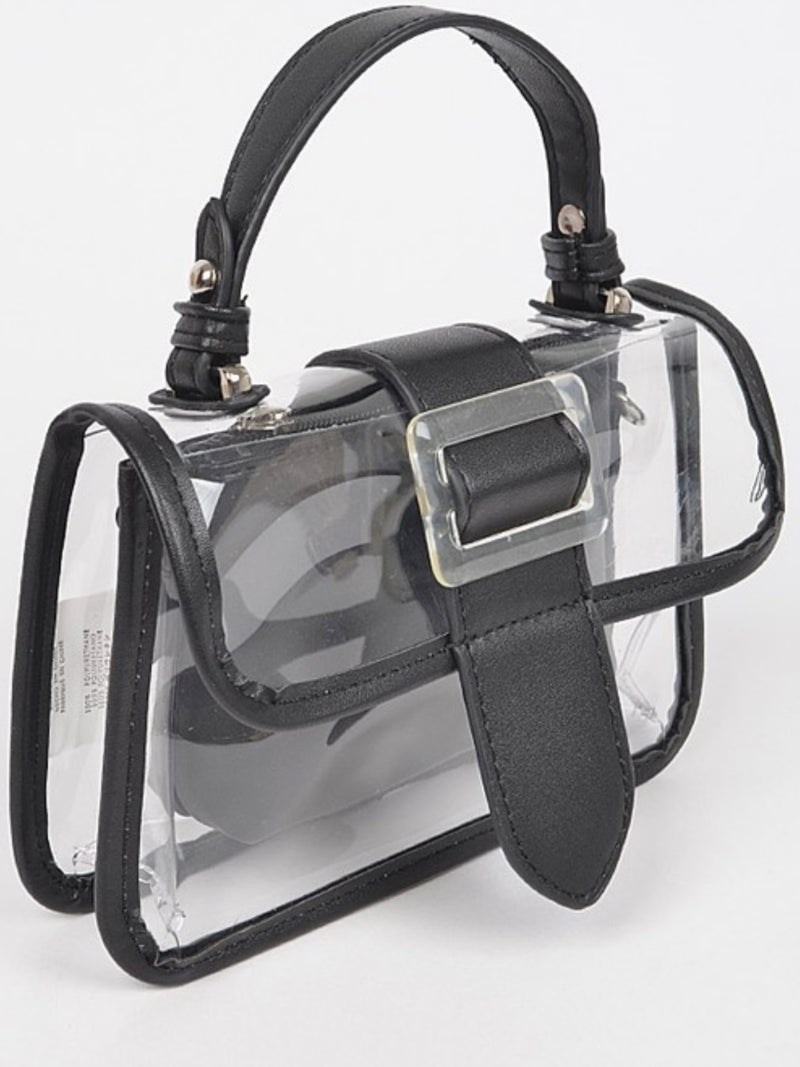 Clear Duo Pouch Clutch