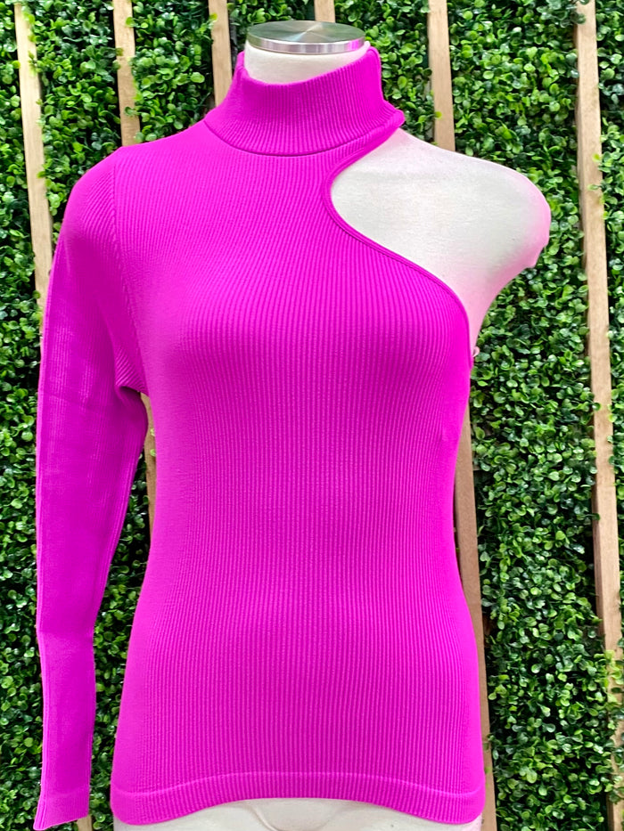Long Sleeve Cutout Basic Top