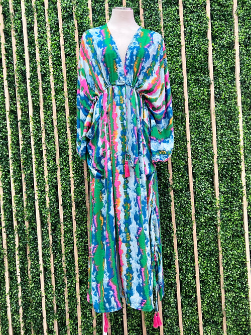 Exquisite Adjustable Kimono Midi Dress