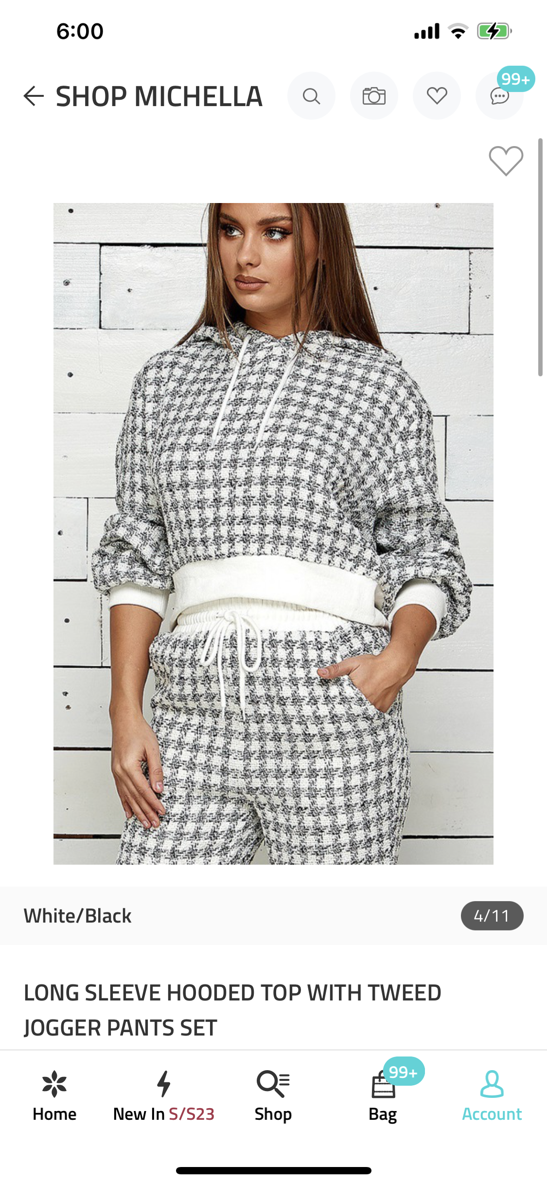 Houndstooth Jogger Set