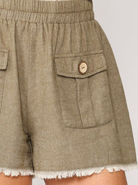 Frayed Hem Shorts