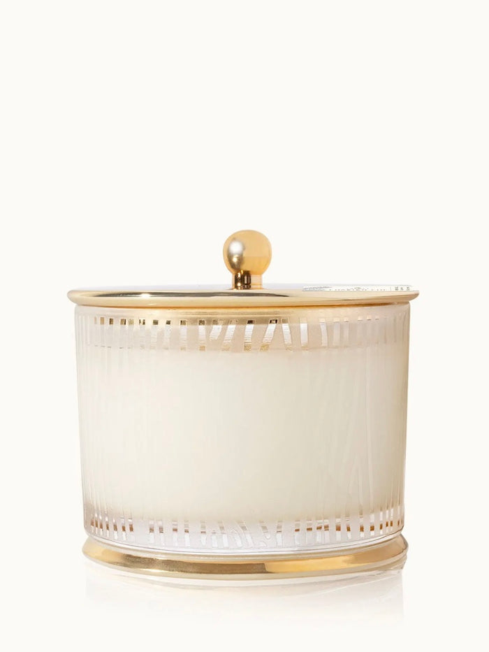 Frasier Fir Gilded Frosted Wood Grain Candle