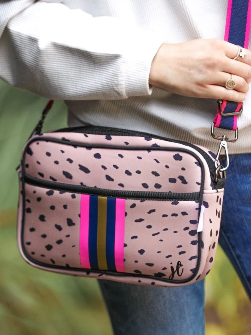 Neoprene Rectangular Crossbody  Bag