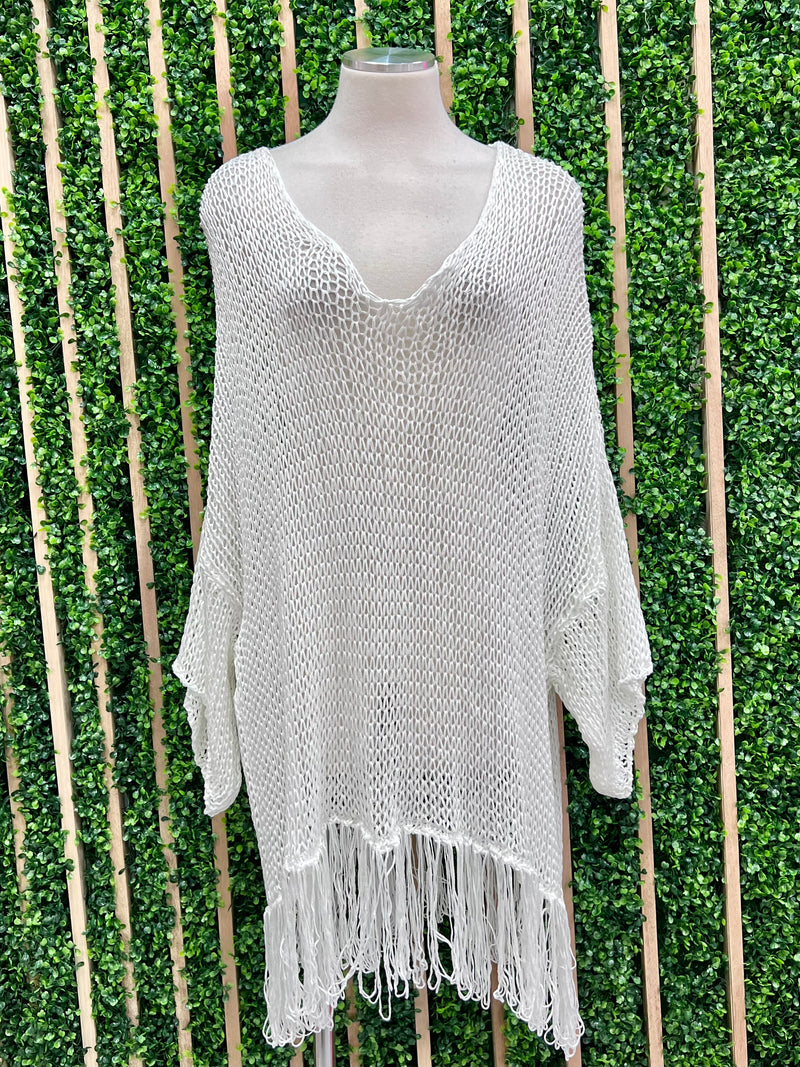 Fringe Crochet Coverup